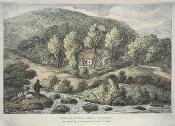 Vistas en Cornualles: Vista en el Río Camel, Cornualles