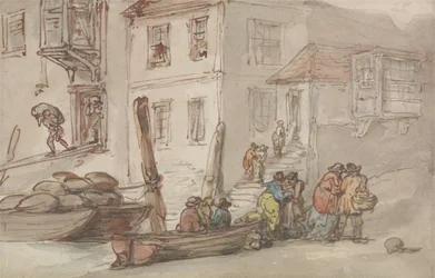 Las antiguas escaleras de Wapping