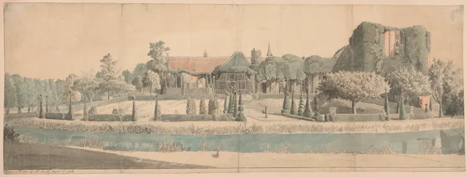 Vista de un jardín