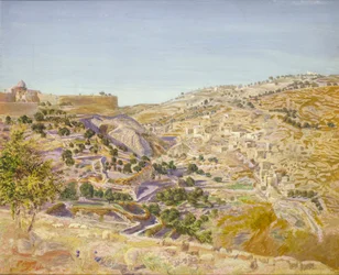 Vista de Jerusalén, 1854