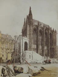 La Sainte Chapelle, de Arquitectura Pintoresca en París, publicado en 1839