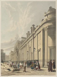 Londres como es: El Banco, mirando hacia la Mansion House