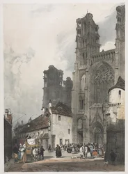 Arquitectura pintoresca en París, Gante, Amberes, Ruan: Laon, Francia