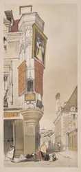 Arquitectura pintoresca en París, Gante, Amberes, Ruan: Vieille Rue du Temple, París