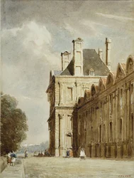 The Pavillon de Flore, c.1835 (watercolor)