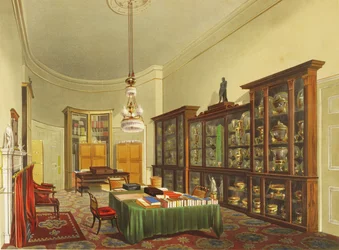 La sala del secretario, Apsley House, por T. Boys, 1853