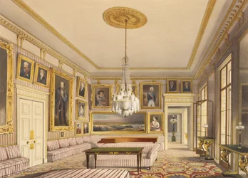 El salón rayado, Apsley House, 1853