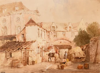 Patio de una posada flamenca