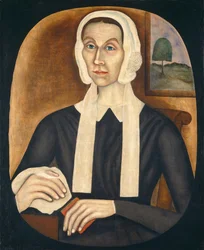 Retrato de mujer, c. 1845 (óleo sobre lienzo)