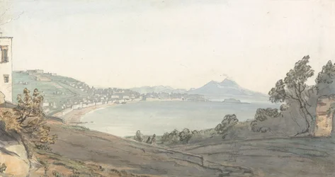 Chiaja de Nápoles desde Posillipo