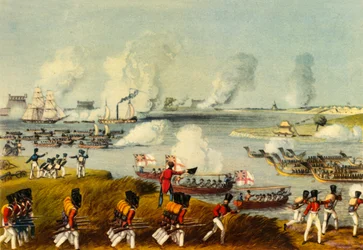 Fuerzas Navales y Militares Combinadas, Birmania, 27 de marzo de 1825