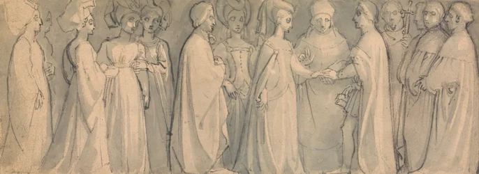 Friso de una boda medieval