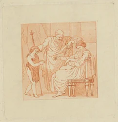 [Uno de] dos álbumes, con un total de 213 dibujos de Stothard para ilustraciones de libros