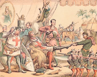 El rey Ricardo I en Palestina, c1884