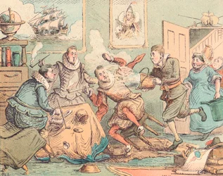 La pipa de Sir Walter Raleigh apagada, c1884
