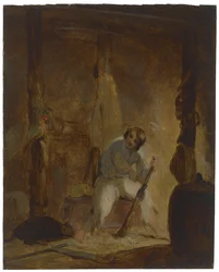 En su cueva