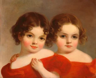 Las hermanas Leland, c.1830 (óleo sobre lienzo)