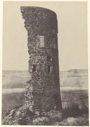 Torre golpeada por un rayo, Bahía de Saint-Ouen