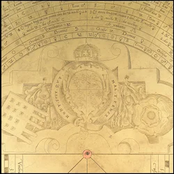 Astrolabio: detalle anverso, c.1552 (bronce)