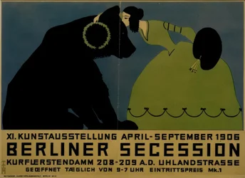 Secesión de Berlín 1906 / T. Heine / Cartel, 1906