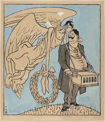 El Rolando de Berlín; Simplicissimus IX/13, 1905