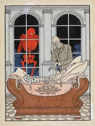 El Reichstag moribundo; Simplicissimus XV/49, 1911