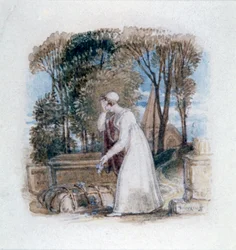 Constantia en la Tumba de Teodosio, siglo XIX