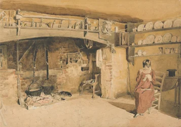 Cocina de granja en Brackham, Surrey
