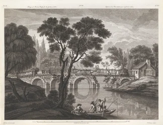 Diseño de un puente ruinoso para el jardín de Sión