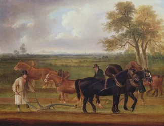 El concurso de arado, 1813