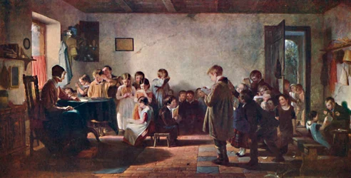 Una escuela de damas, 1845, 1904