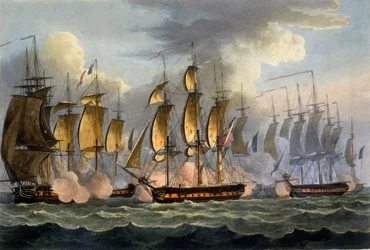 La captura de La Prévoyante y La Raison, 17 de mayo de 1795, de 