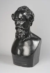 Copia de un busto de Charles Dickens