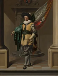 Retrato de Loef Vredericx como un alférez