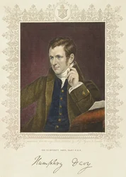 Humphry Davy, químico e inventor británico, 1801