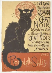 Reapertura del Cabaret du Chat Noir, 1896.
