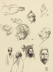 Estudios de Figuras y Cabezas, finales del siglo XIX-principios del siglo XX