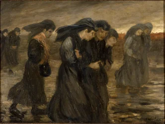 El regreso de los trabajadores La rentrée des ouvrières, 1903