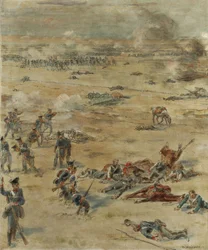 Campo de batalla en las guerras napoleónicas