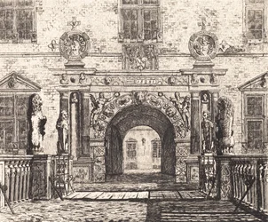 La puerta de entrada en Vallø