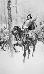 Retrato del General Nathan Bedford Forrest (litografía)