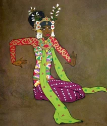Bailarina balinesa clásica