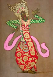 Bailarina balinesa clásica
