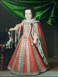 Retrato de Vittoria della Rovere de niña