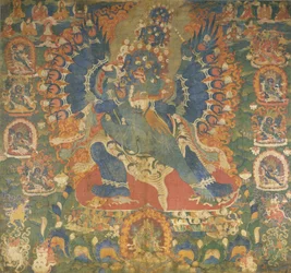 Thangka que representa a Mahottara Heruka