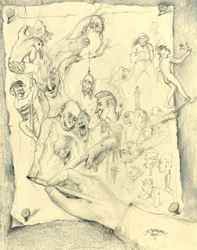 La mano del artista por el artista