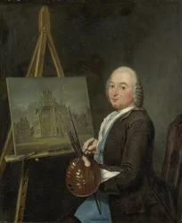 Retrato de Jan ten Compe, pintor y marchante de arte en Ámsterdam