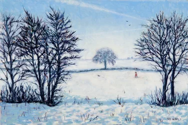 Un paseo de invierno