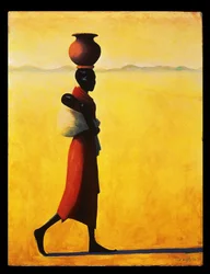 Mujer caminando, 1990