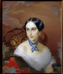 Retrato de Natalia Pushkina Lanskaya (Natalia Nikolaievna Gontcharova